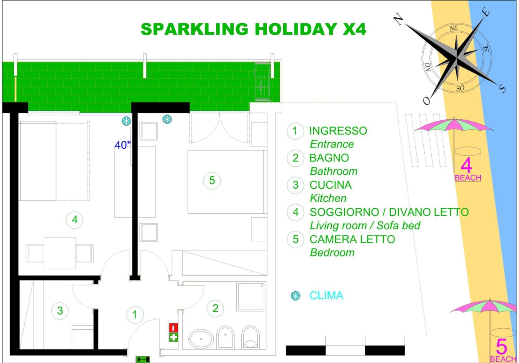 Sparkling Holiday Lignano Sabbiadoro Quarto foto